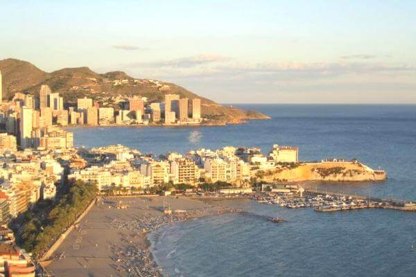 Benidorm webcams - beaches of Costa Blanka online